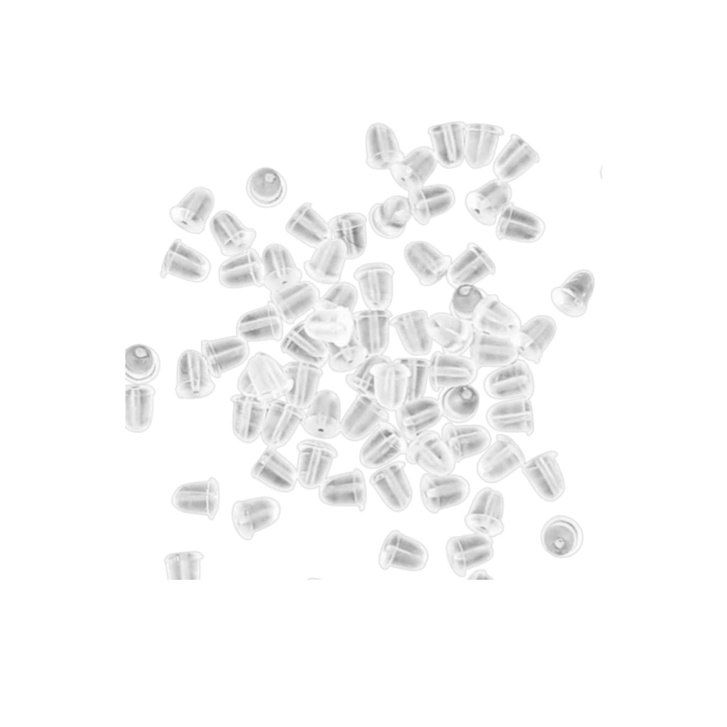 Clear Silicone Earring Backs