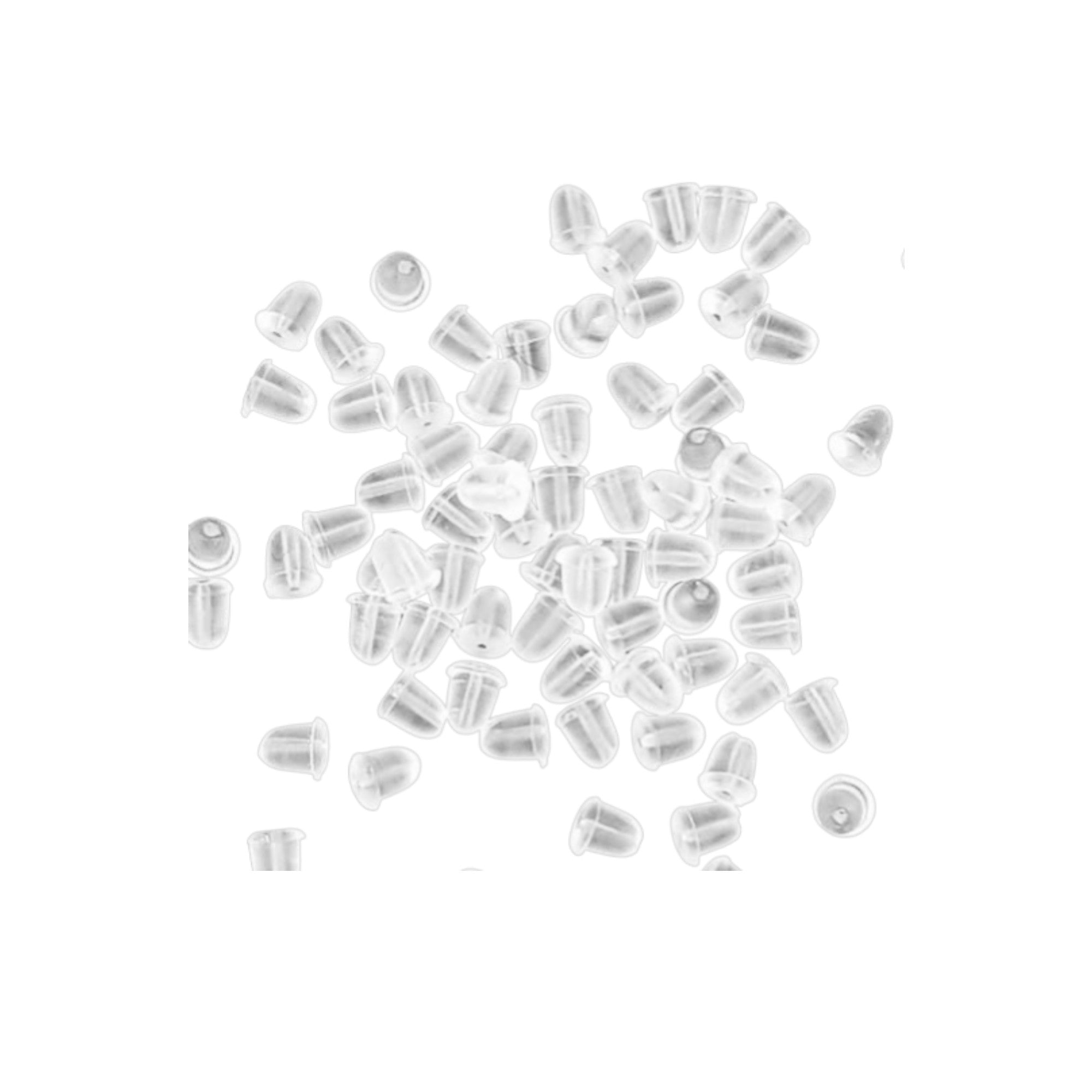 Clear Silicone Earring Backs