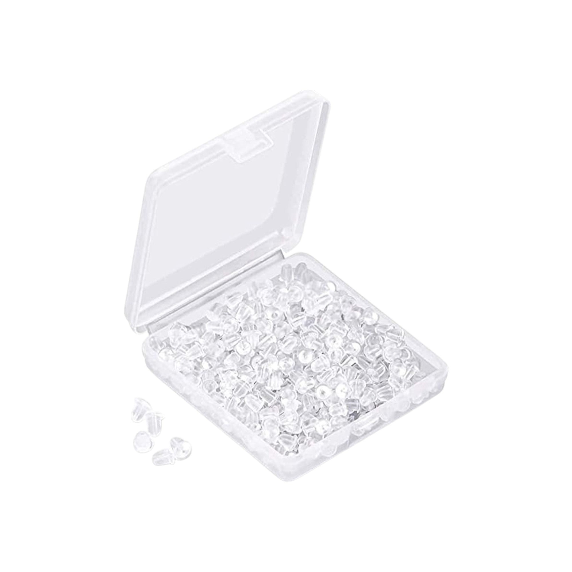 Clear Silicone Earring Backs